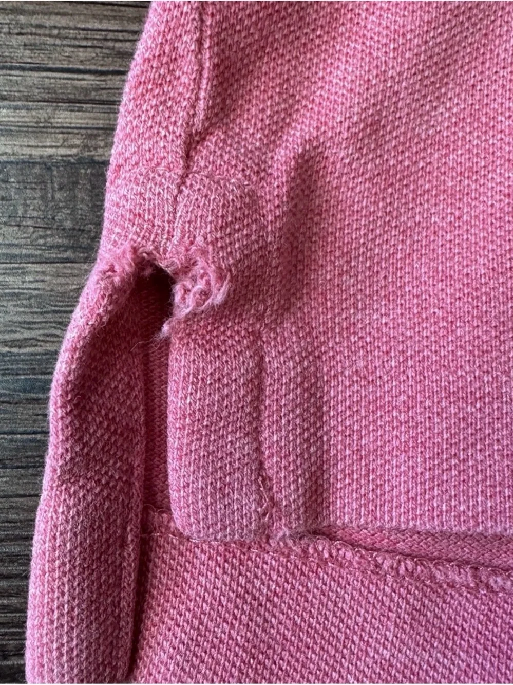 Polo by Ralph Lauren Men's Heather Pink Polo with Navy Pony